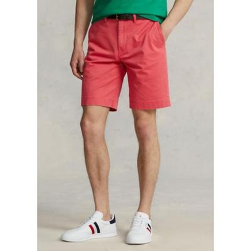 Ralph Lauren Men's Stretch Classic Fit Casual Shorts  Red 42" Waist