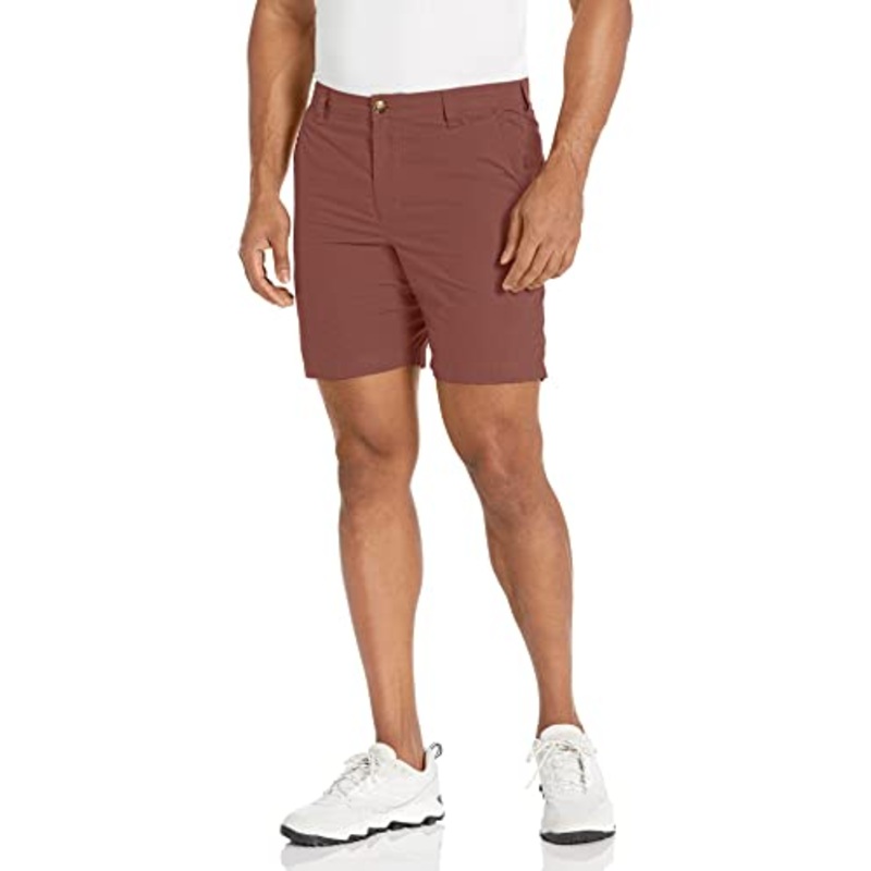 Columbia Mens 10" Washed Out Cotton Chino Shorts Purple 40