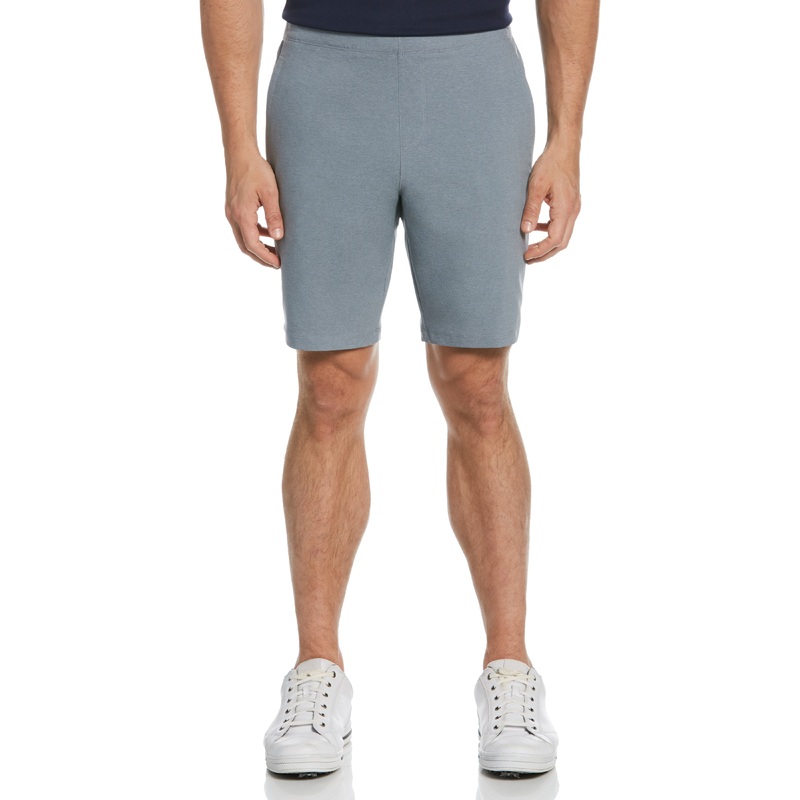 PGA Tour Exposed Elastic Waistband Dobby Short Tradewinds