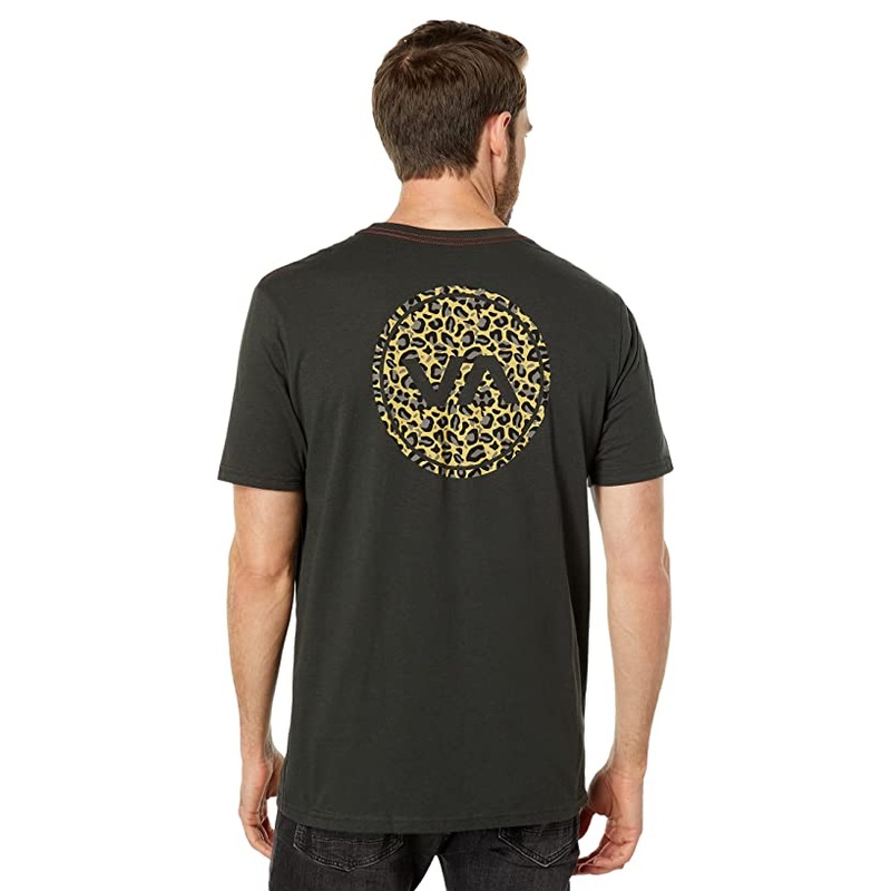 RVCA Men's Short Sleeve Crewneck T Shirt Pirate Black XXL