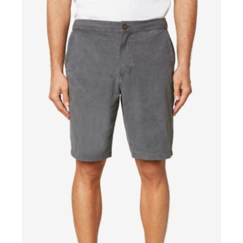 Jack O'neill Mens 10" Inseam Woven Shorts Dark Gray 34 Waist