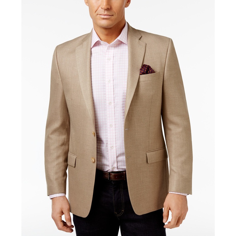 Lauren Ralph Lauren Men's Classic Fit Sport Coat Tan 44S