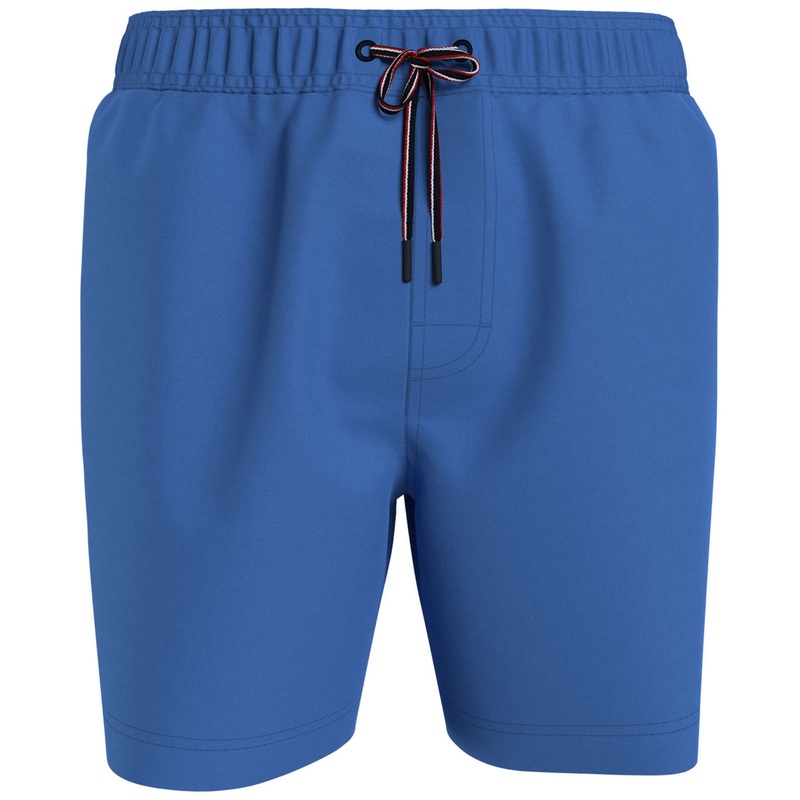 Tommy Hilfiger Men's Solid 7" Swim Trunks Blooming Blue XL