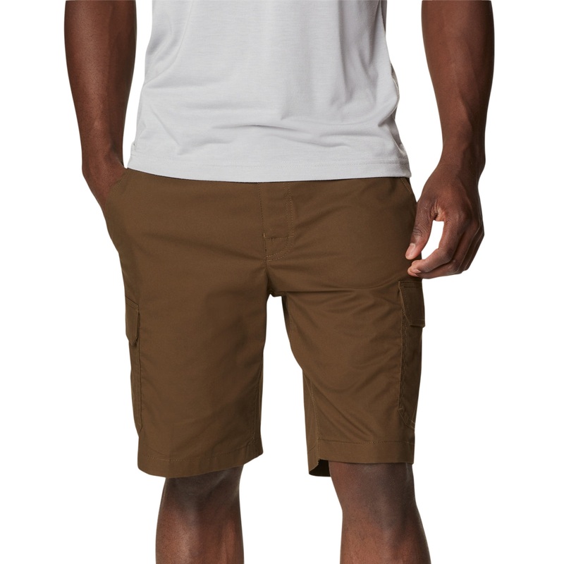 COLUMBIA Mens Rapid Rivers Comfort Stretch Cargo Shorts Olive Green 34