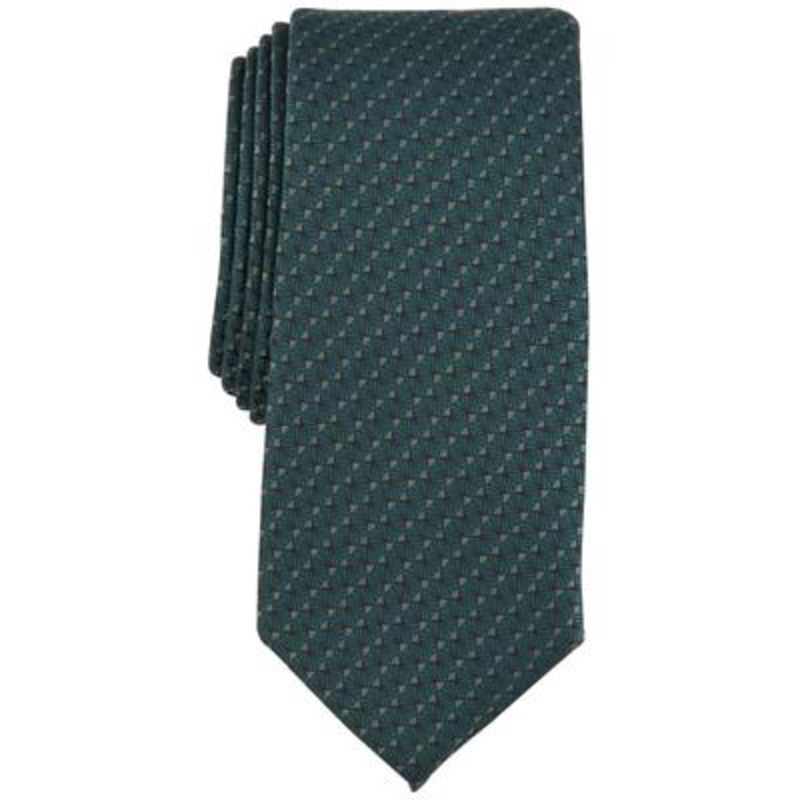 Alfani Men's Louvre Slim Tie Hunter Green