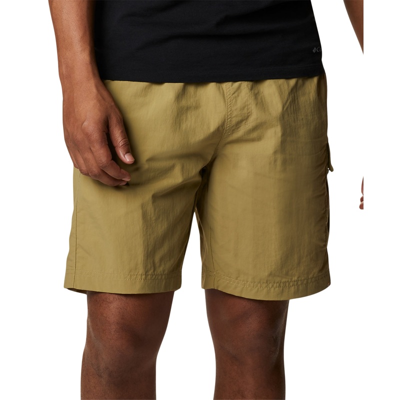 Columbia Mens Palmerston Peak Sport Shorts Small Sandal Tan