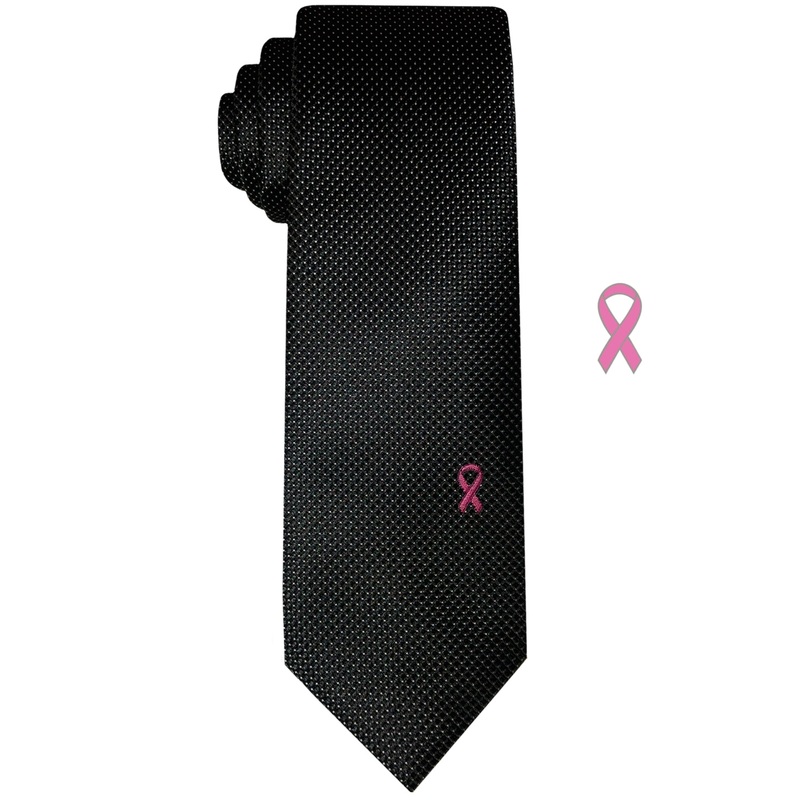 Susan G Komen Men's Classic Dot Grid Tie