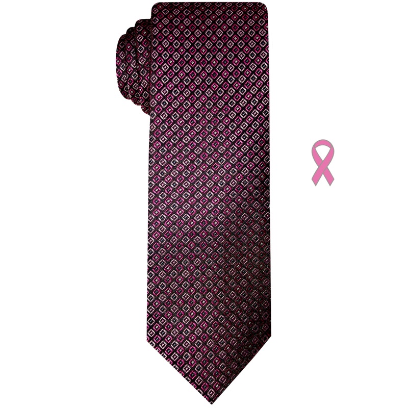 Susan G Komen Men's Classic Neat Tie Black