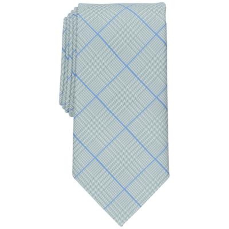 Club Room Mens Plaid Tie Mint Green Necktie One Size