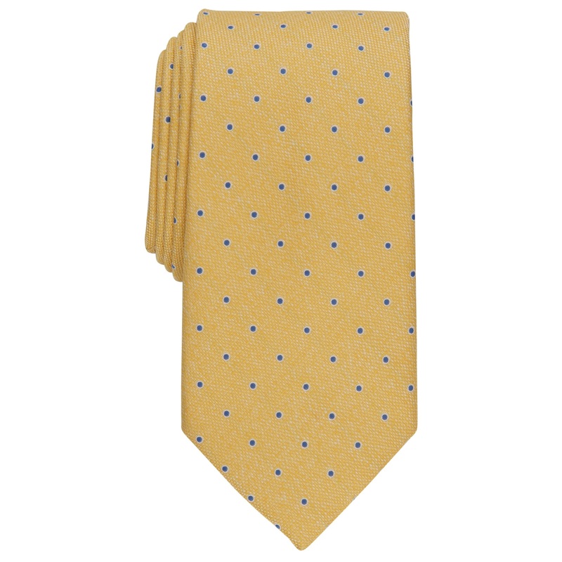 Club Room Mens Tie Yellow Dot