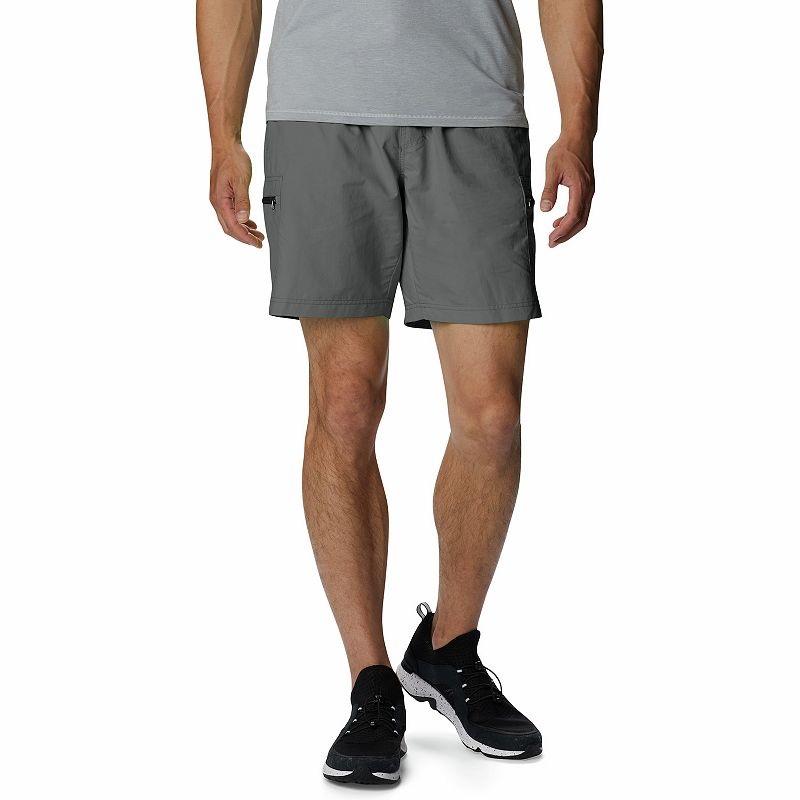 Columbia Men Regular fit Casual Mountaindale Shorts Small / 8 Grey Solid
