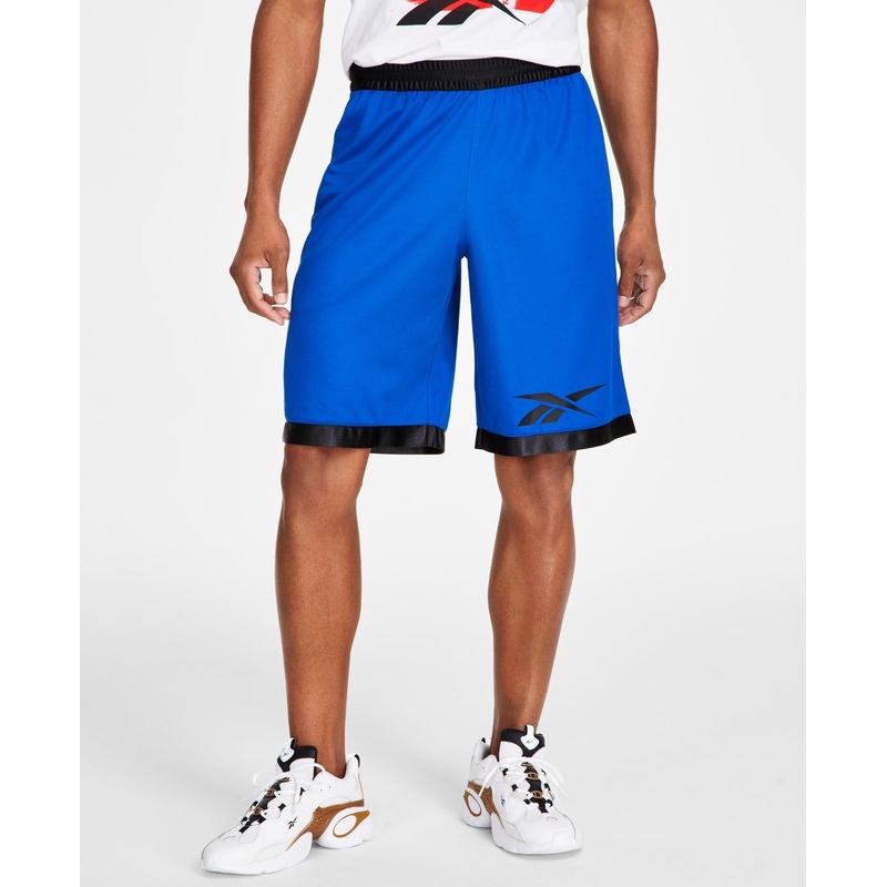 Reebok Men Regular fit Basketball Shorts Large / 9.5 Blue Solid