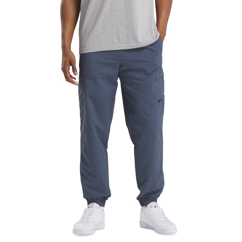 Reebok Men Regular fit Cargo Pants XL / 29 Blue Solid