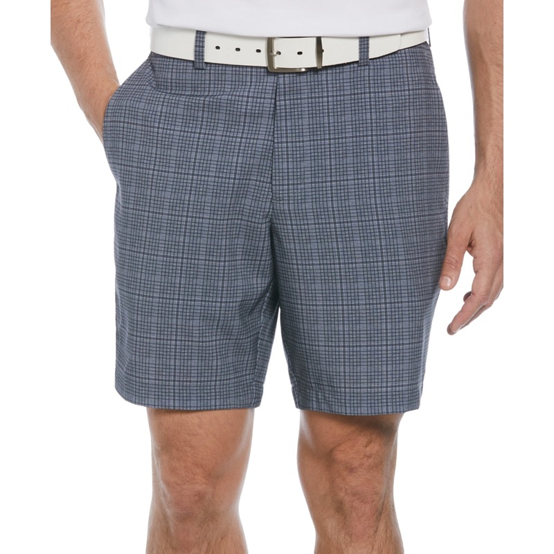 Pga Tour Men Regular fit Golf Shorts 42 / 8 Grey Check