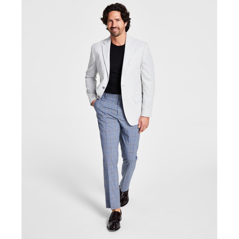 Tommy Hilfiger Mens Modern fit Sport Coat Blazer 44 S Grey
